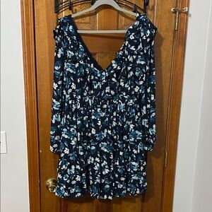 Abercrombie & Fitch Navy Floral Dress